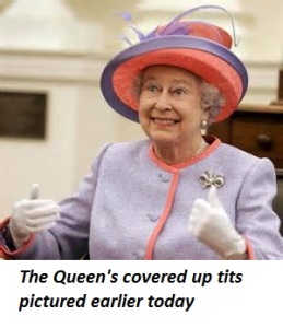 the queen tits